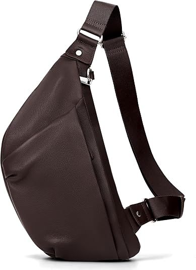 Genuine Leather Anti-Theft Crossbody Sling Bag