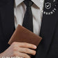 Genuine Leather Bifold Wallet with RFID Blocking - 12 Card Slots