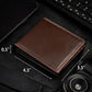 Genuine Leather Bifold Wallet with RFID Blocking - 12 Card Slots