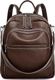 Genuine Leather Convertible Backpack Purse for Women