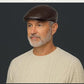 Genuine Leather Flat Cap - Rain-Resistant Newsboy Hat