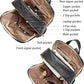 Genuine Leather Laptop Backpack Purse for Women - 15.6