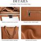 Genuine Leather Tote Bag with 14" Laptop Compartment