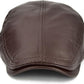 Genuine Sheepskin Leather Baseball Cap - Adjustable