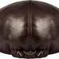Genuine Sheepskin Leather 6-Panel Ivy Cap