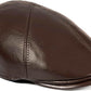 Genuine Sheepskin Leather 6-Panel Ivy Cap