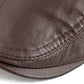 Genuine Sheepskin Leather Baseball Cap - Adjustable
