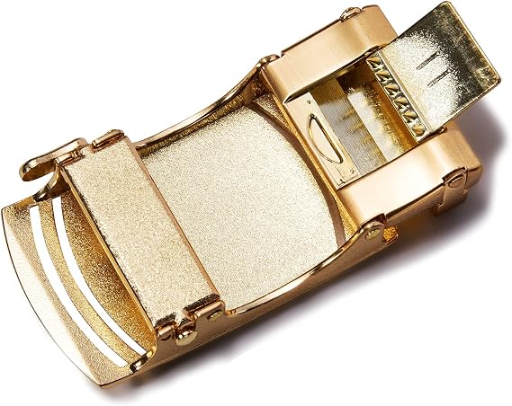 Gold Automatic Ratchet Belt Buckle for Formal & Wedding Wear