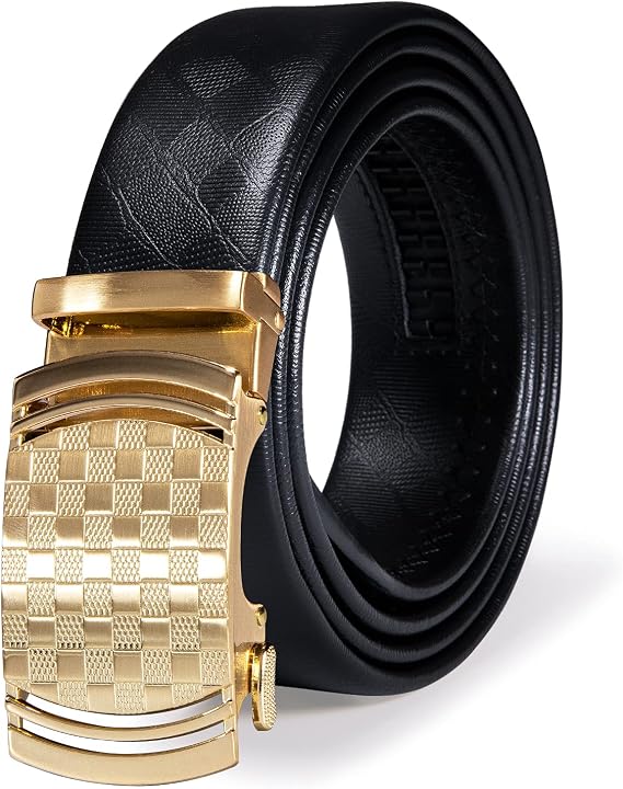 Gold Automatic Ratchet Belt Buckle for Formal & Wedding Wear