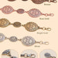 Gold Sculpted Concho Western Belt - Cowgirl Statement Belt