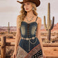 Gold Sculpted Concho Western Belt - Cowgirl Statement Belt