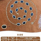 Gold Rhinestone Oval Concho Chain Belt - Sparkly Style