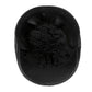 Handmade Black Leather Cabbie Cap with Ear Flaps