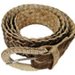 Handwoven Cowhide Hair-On Belt - Boho Tribal Style