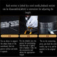 Heavy-Duty Stainless Steel Punk Belt - Rust-Free Metal