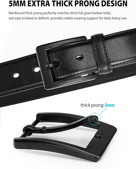 Heavy Duty Interchangeable Prong Buckle - 30-Second Swap