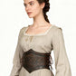 Medieval Lace-Up Corset Belt - Wide Renaissance Cinch Belt