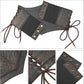 Medieval Lace-Up Corset Belt - Wide Renaissance Cinch Belt