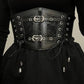 Wide Lace-Up Underbust Corset Belt - Stretchy Costume Belt