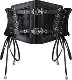 Wide Lace-Up Underbust Corset Belt - Stretchy Costume Belt