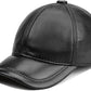 Lambskin Leather Baseball Cap for Winter & Outdoor