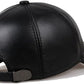 Lambskin Leather Baseball Cap for Winter & Outdoor