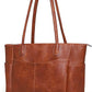 Large Vegan Leather Work Tote Bag - 23L