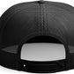 Leather Flag Patch Snapback Cap - American Flag Design