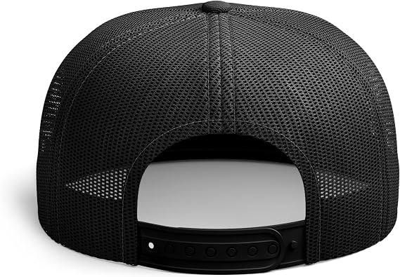 Leather Flag Patch Snapback Cap - American Flag Design