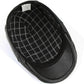 Lambskin Leather Newsboy Flat Cap - Gatsby Style