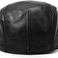 Lambskin Leather Newsboy Flat Cap - Gatsby Style
