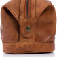 Light Tan Handcrafted Leather Dopp Kit for Men & Women