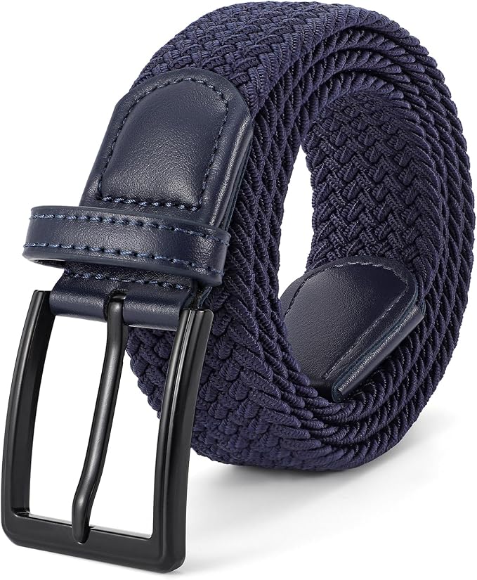 Lightweight Breathable Elastic Woven Golf Belt for Men