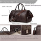 Lychee Grain Leather Carry-On Duffel - Airline Approved