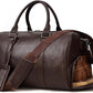 Lychee Grain Leather Carry-On Duffel - Airline Approved