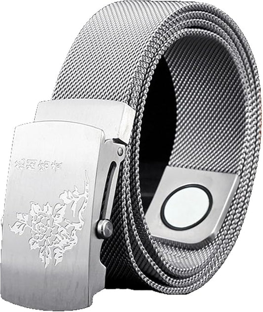 Magnetic Braided Stainless Steel Belt - Automatic Buckle