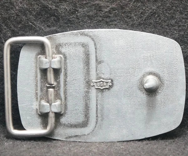 Masonic Symbol Brotherhood Pewter Belt Buckle