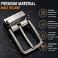 Matte Gray Reversible Clamp Buckle - Modern Sleek Style