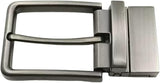 Matte Gray Reversible Clamp Buckle - Modern Sleek Style