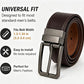 Matte Gray Reversible Clamp Buckle - Modern Sleek Style