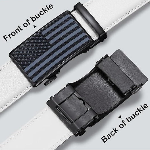 American Flag Ratchet Belt Buckle for Men