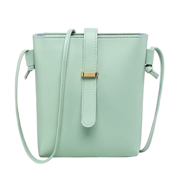 Lightweight Mini Crossbody Shoulder Bag for Women in PU Leather