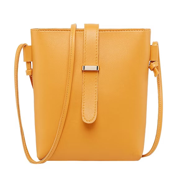 Lightweight Mini Crossbody Shoulder Bag for Women in PU Leather