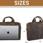 Men's Aged Full-Grain Leather Vintage Satchel – 16"