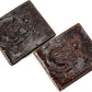 Men's Embossed Dragon Pattern Leather Wallet