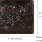 Men's Embossed Dragon Pattern Leather Wallet