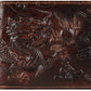 Men's Embossed Dragon Pattern Leather Wallet