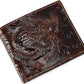 Men's Embossed Dragon Pattern Leather Wallet