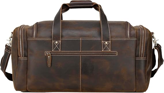 Men's Extra-Large Full Grain Cowhide Weekender – 26