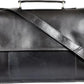 Men's Full-Grain Leather Briefcase – Brass Hardware